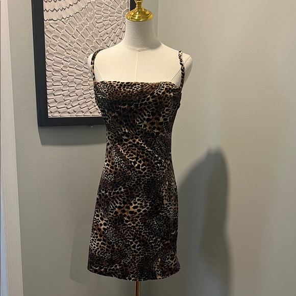 Frederick's of Hollywood Dresses & Skirts - Frederick's of Hollywood Brown Leopard Mini Dress
